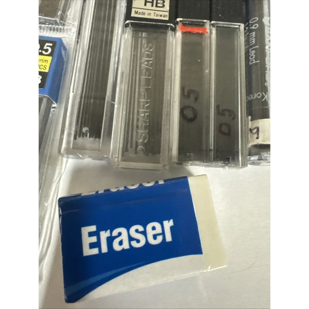 Mechanical Pencil Lead and Eraser Collection Pentel Laser Sanford lol